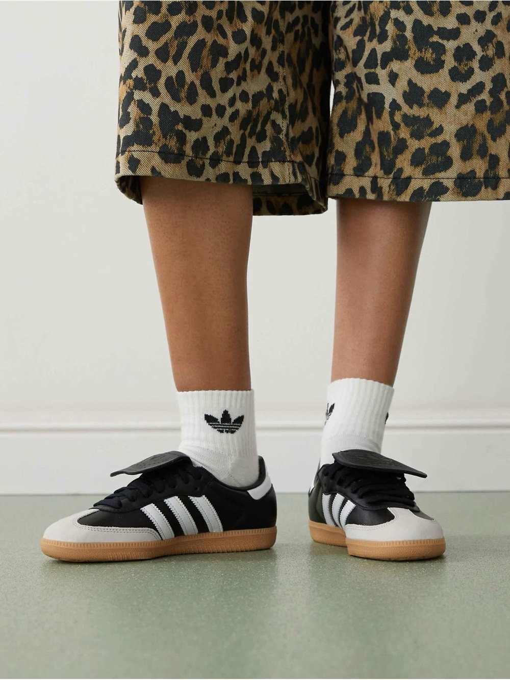 Adidas Originals Samba LT Blokette black & grey Women leather casual sneakers